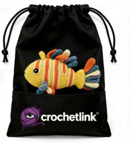Handmade Crochet Toy | Colorful Fish Sensory Plush
