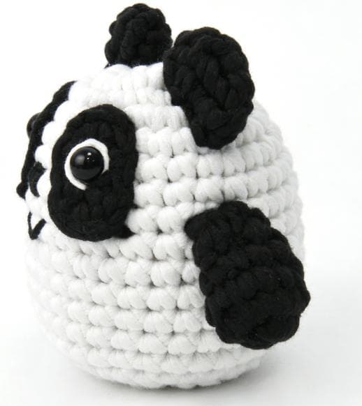 Cuddle-Ready Handmade Chubby Crochet Panda Amigurumi