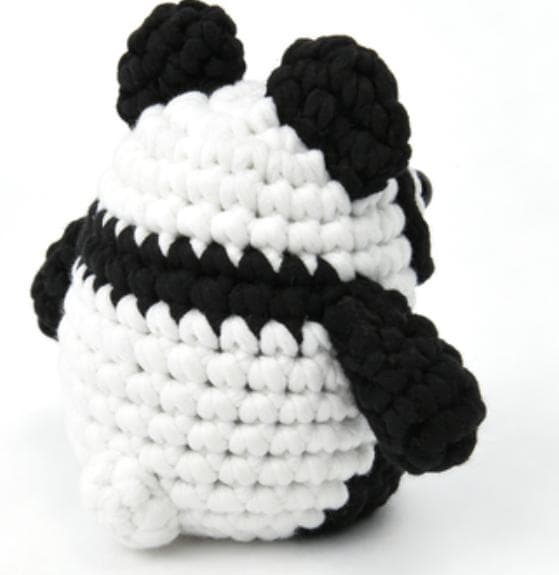 Cuddle-Ready Handmade Chubby Crochet Panda Amigurumi