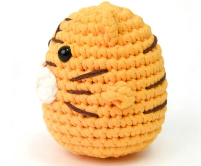Adorable Chubby Tiger Crochet Amigurumi