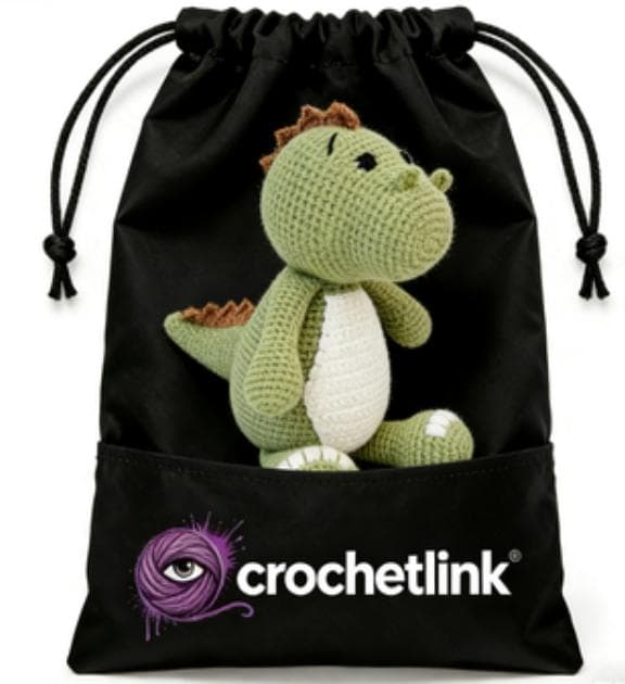 Cute T-Rex Dinosaur Amigurumi Crochet Kit & Finished Plushie